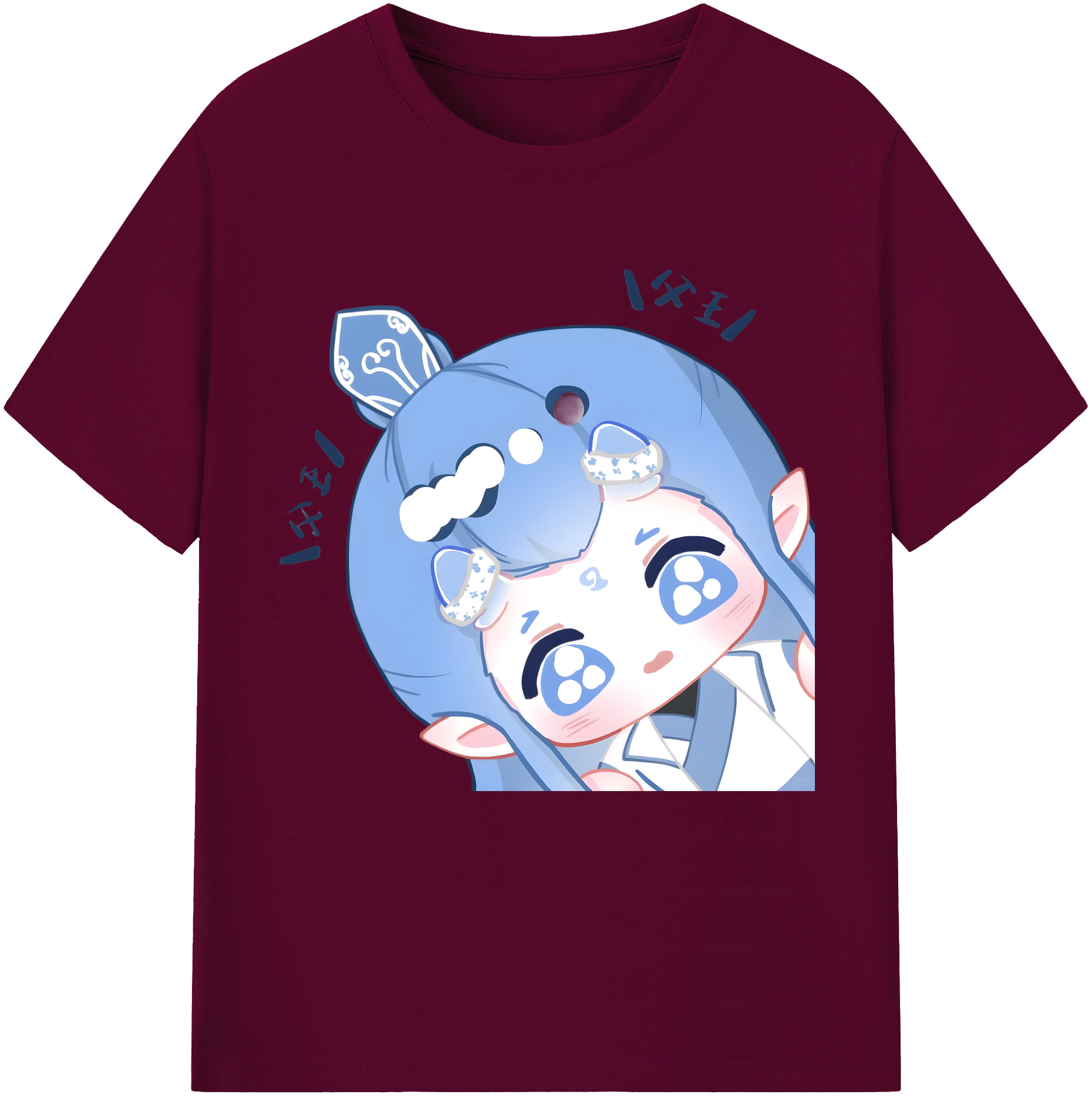 （画像用） Ne Zha 2 ナタ 魔童の大暴れ レディースカジュアルプリントTシャツ（綿100％）